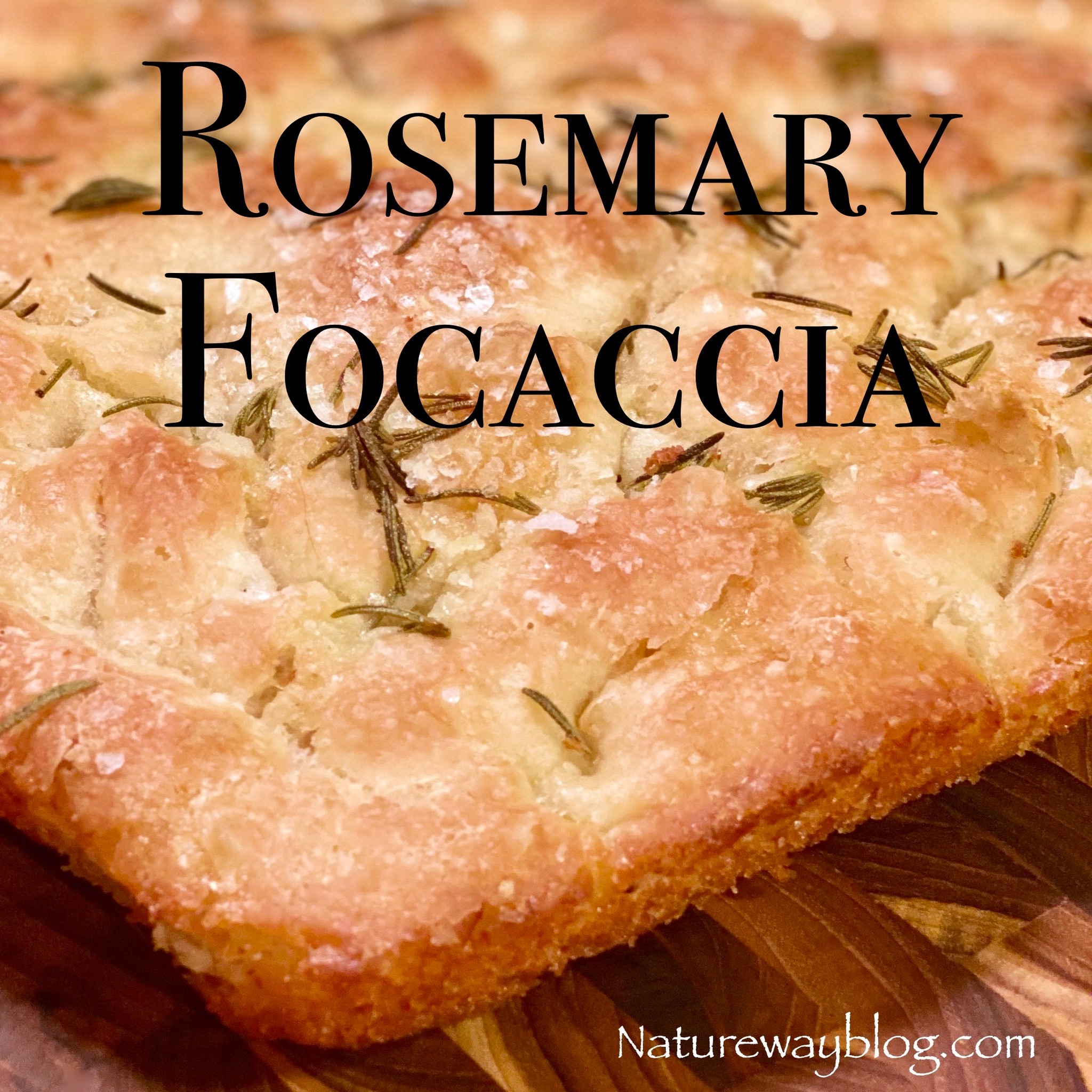 A No-knead, Easy To Make, Rosemary Focaccia Bread - Nature Way